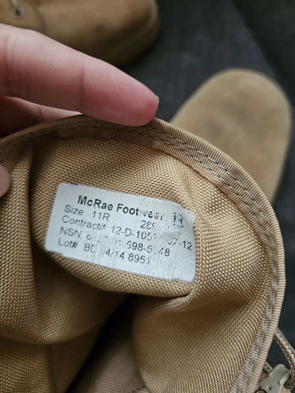Vibram Men's Desert Tactical Boots - Beige/Tan